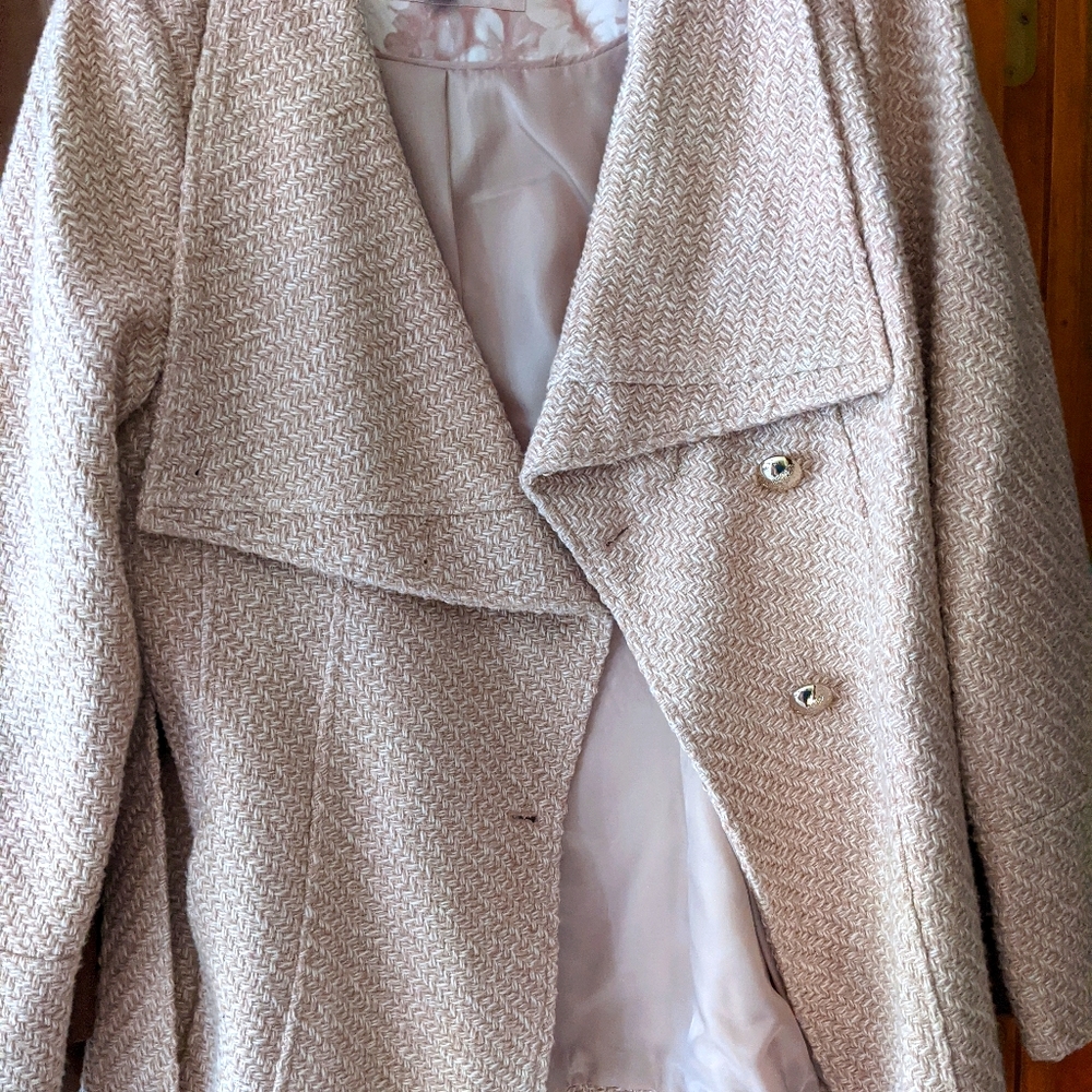 Jessica Simpson light pink coat